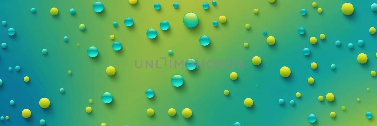 Beaded Shapes in Lime and Cyan by nkotlyar