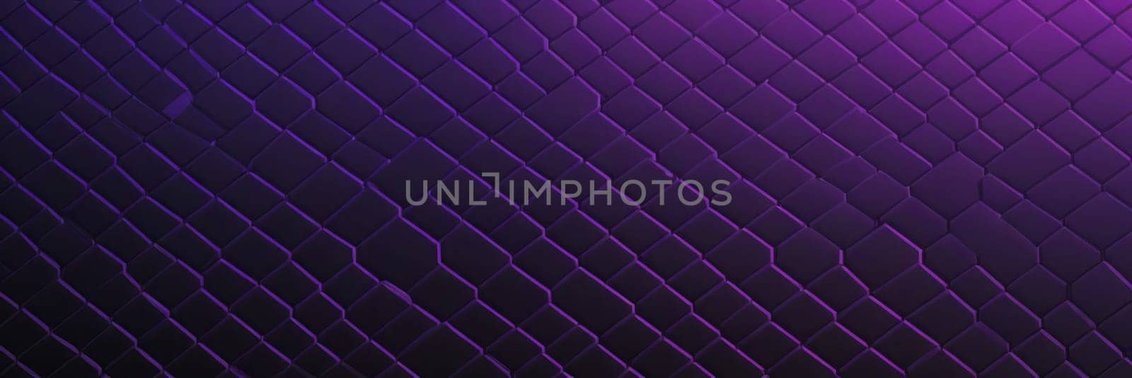 A gradient wallpaper with Segmented shapes using black and violet gradient colors. Generative AI.