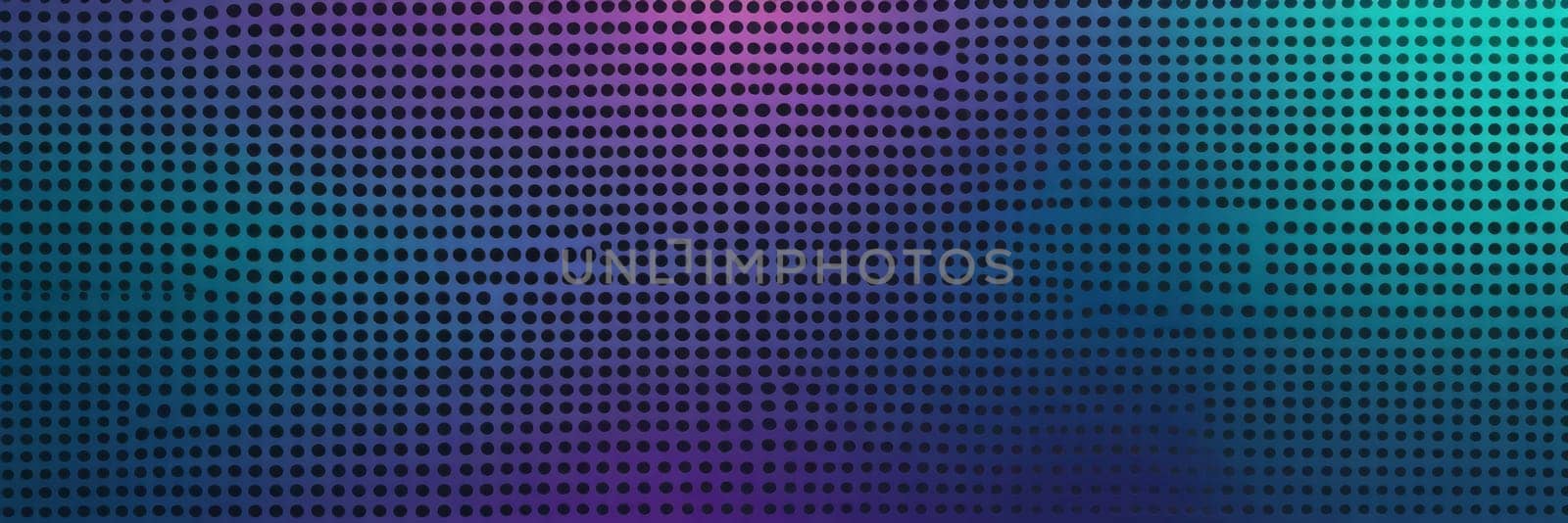 Teal Perforated Shapes Gradient Wallpaper by nkotlyar