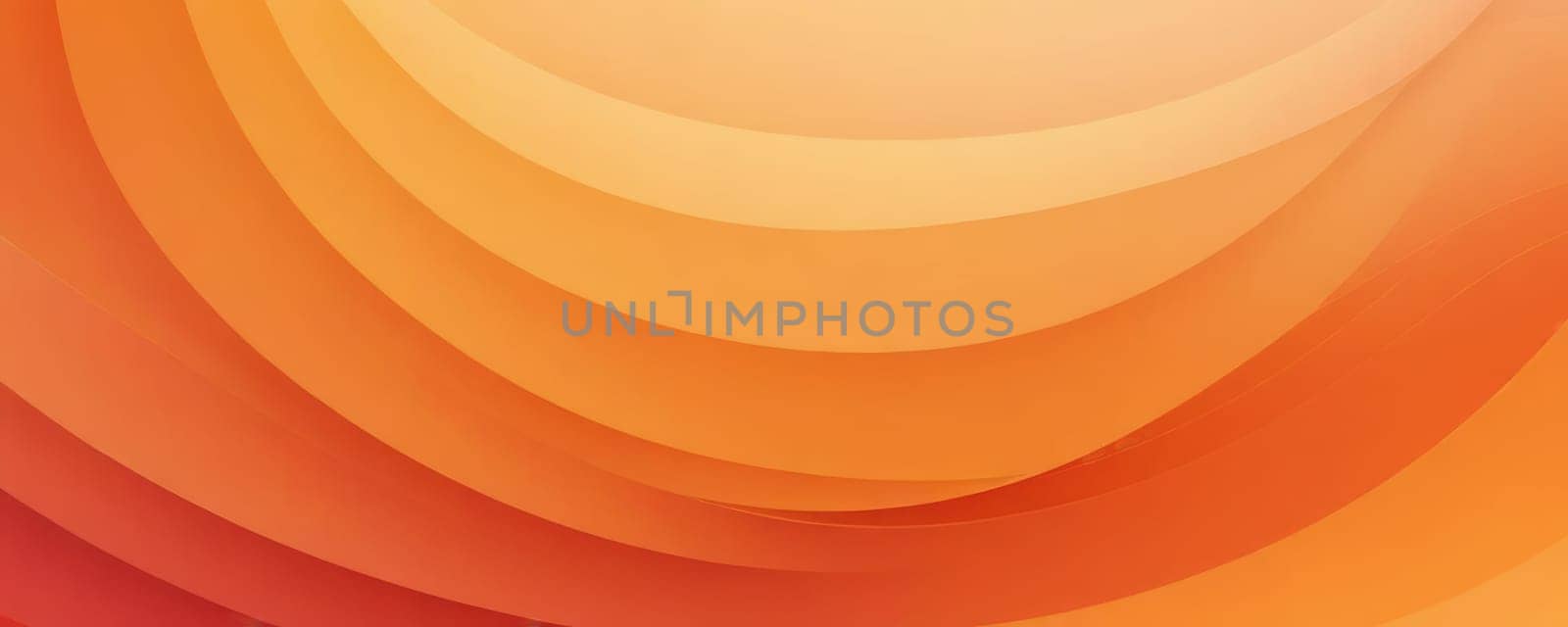 A gradient wallpaper with Cylindrical shapes using orange and Navajo white gradient colors. Generative AI.