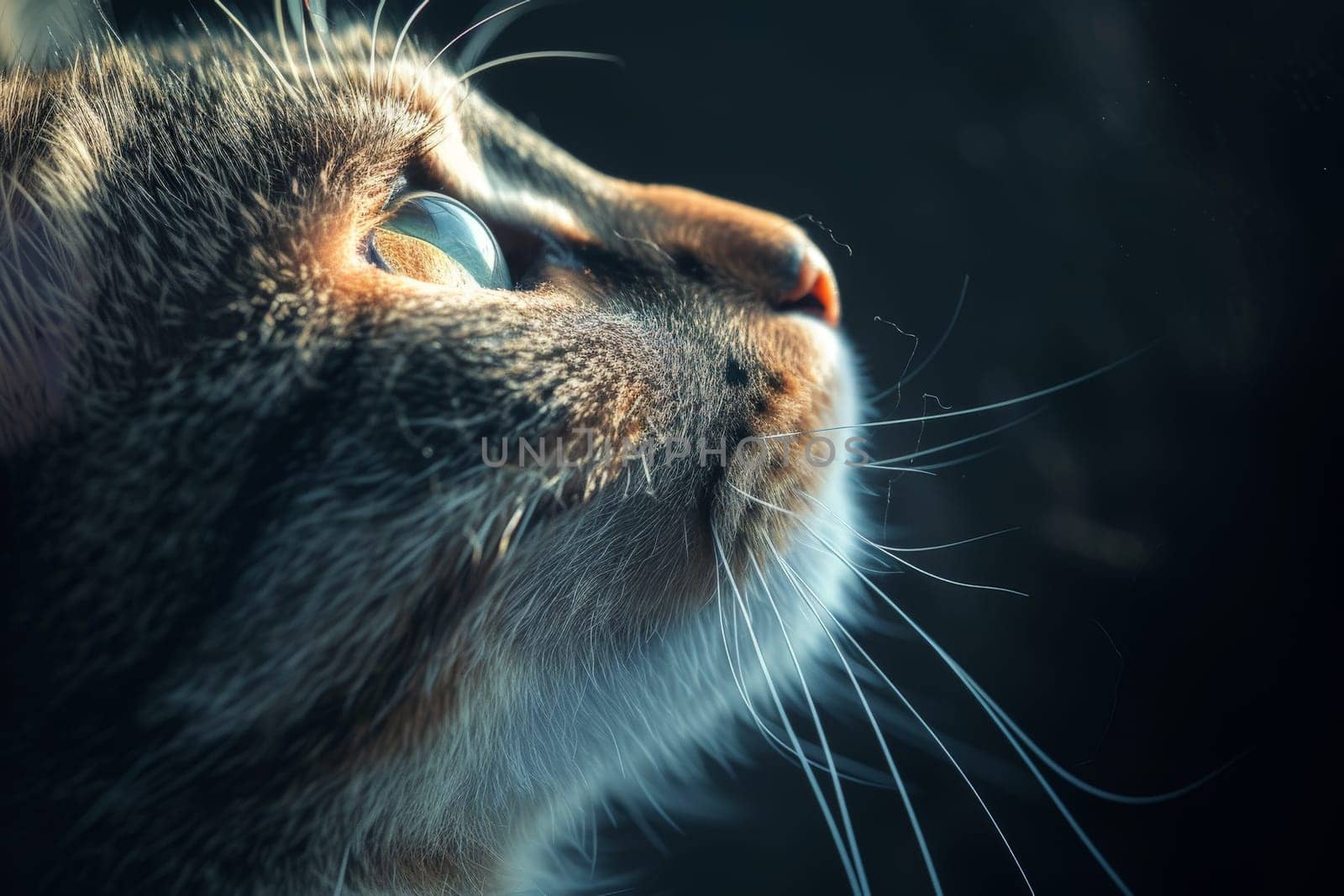 Portrait Cat horizontal wallpaper and background, Animal portrait..