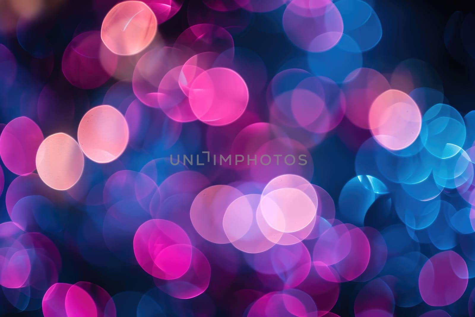 abstract bokeh lights on dark background,. generative ai by matamnad