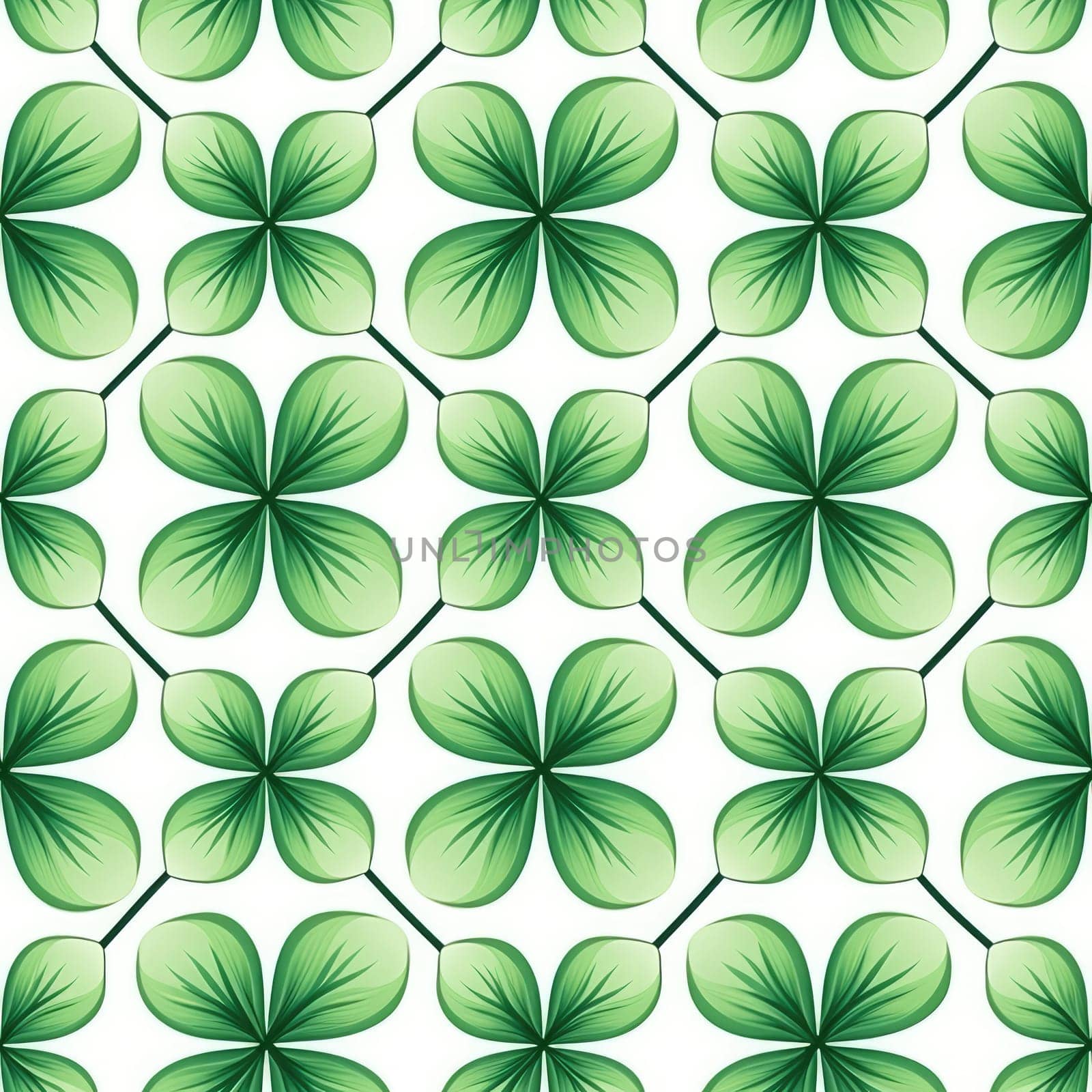 Seamles, Happy St Patrick's Day Background Holiday Illustration. Green Saint Patrick Generative AI design by matamnad