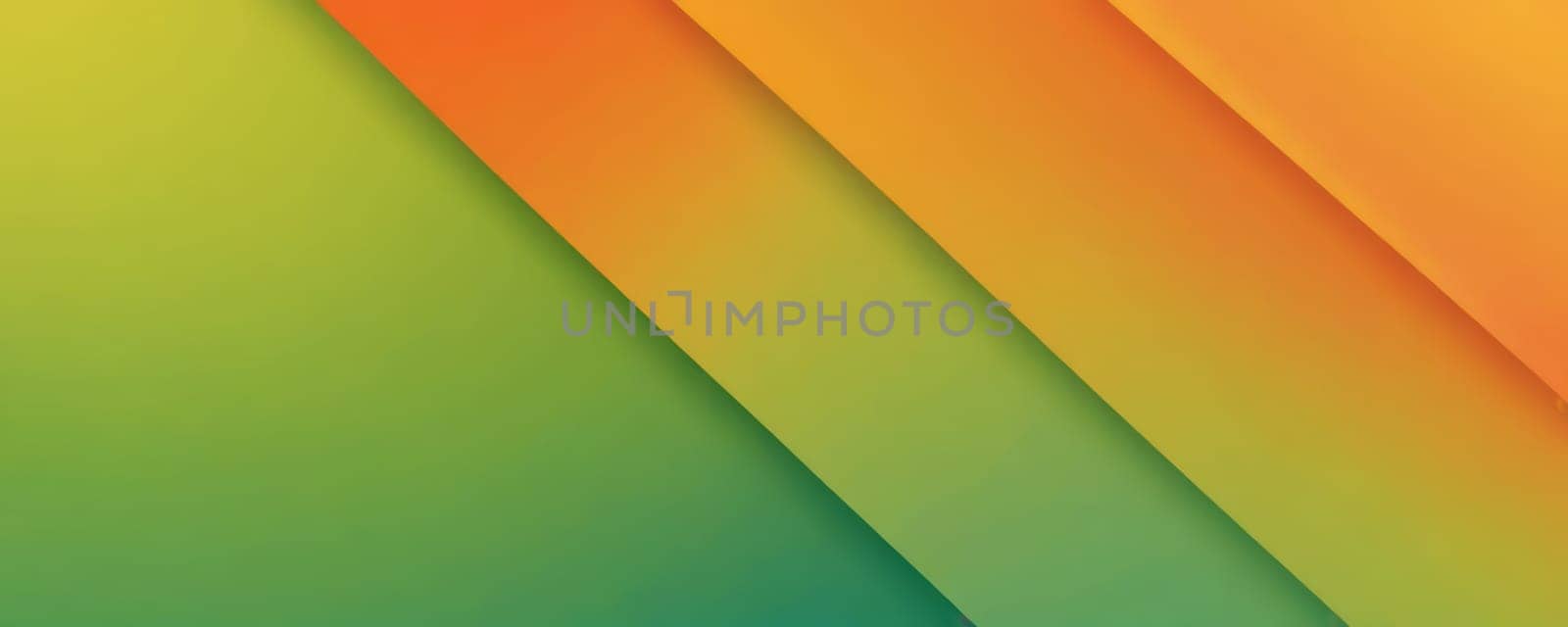 A gradient wallpaper with Arrow shapes using orange and medium spring green gradient colors. Generative AI.