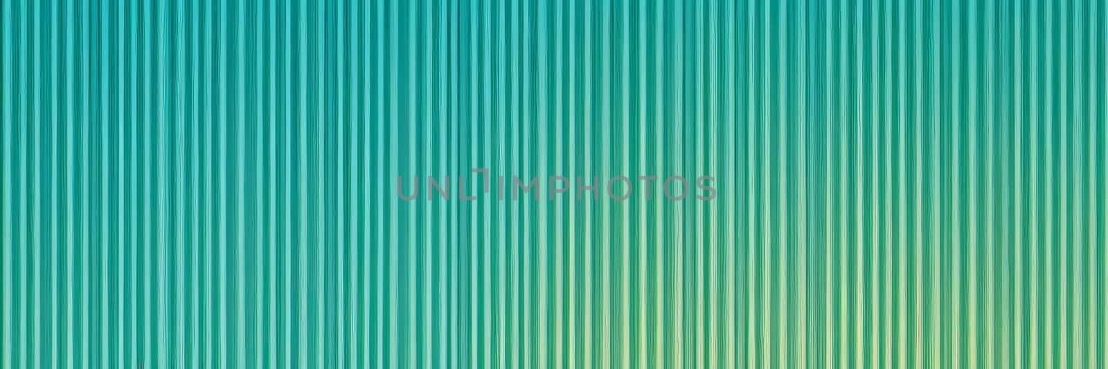 Corrugated Shapes in Aqua and Linen by nkotlyar