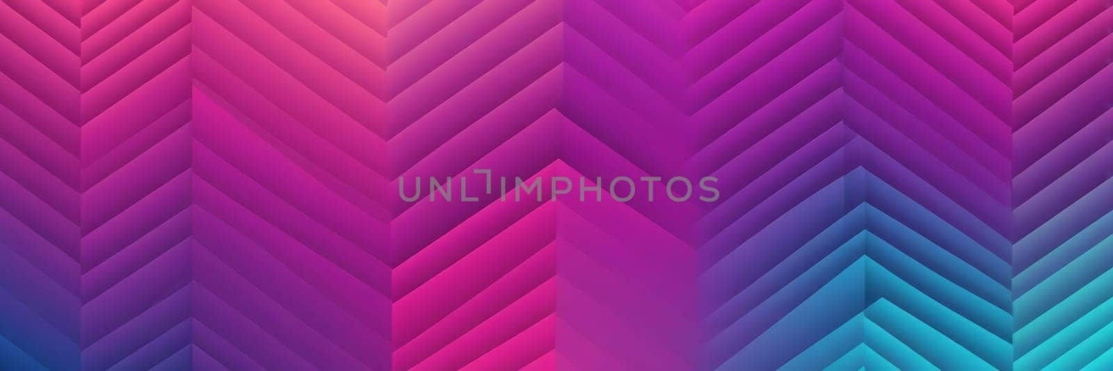 A gradient wallpaper with Zigzag shapes using fuchsia and deepskyblue gradient colors. Generative AI.