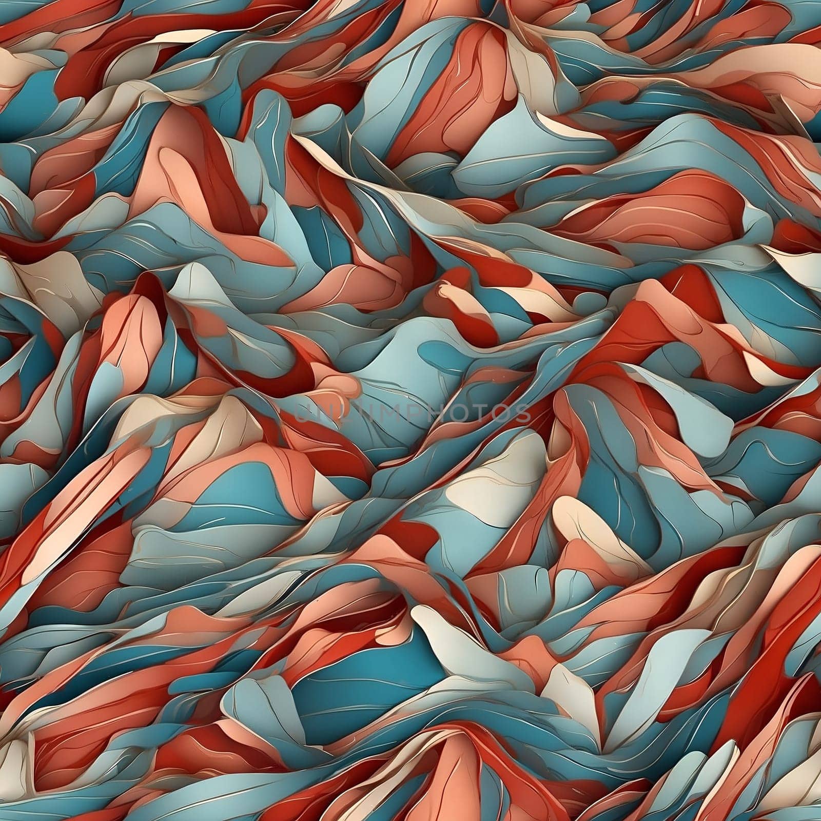 Vibrant and Diverse Colorful Pattern. Generative AI. by artofphoto