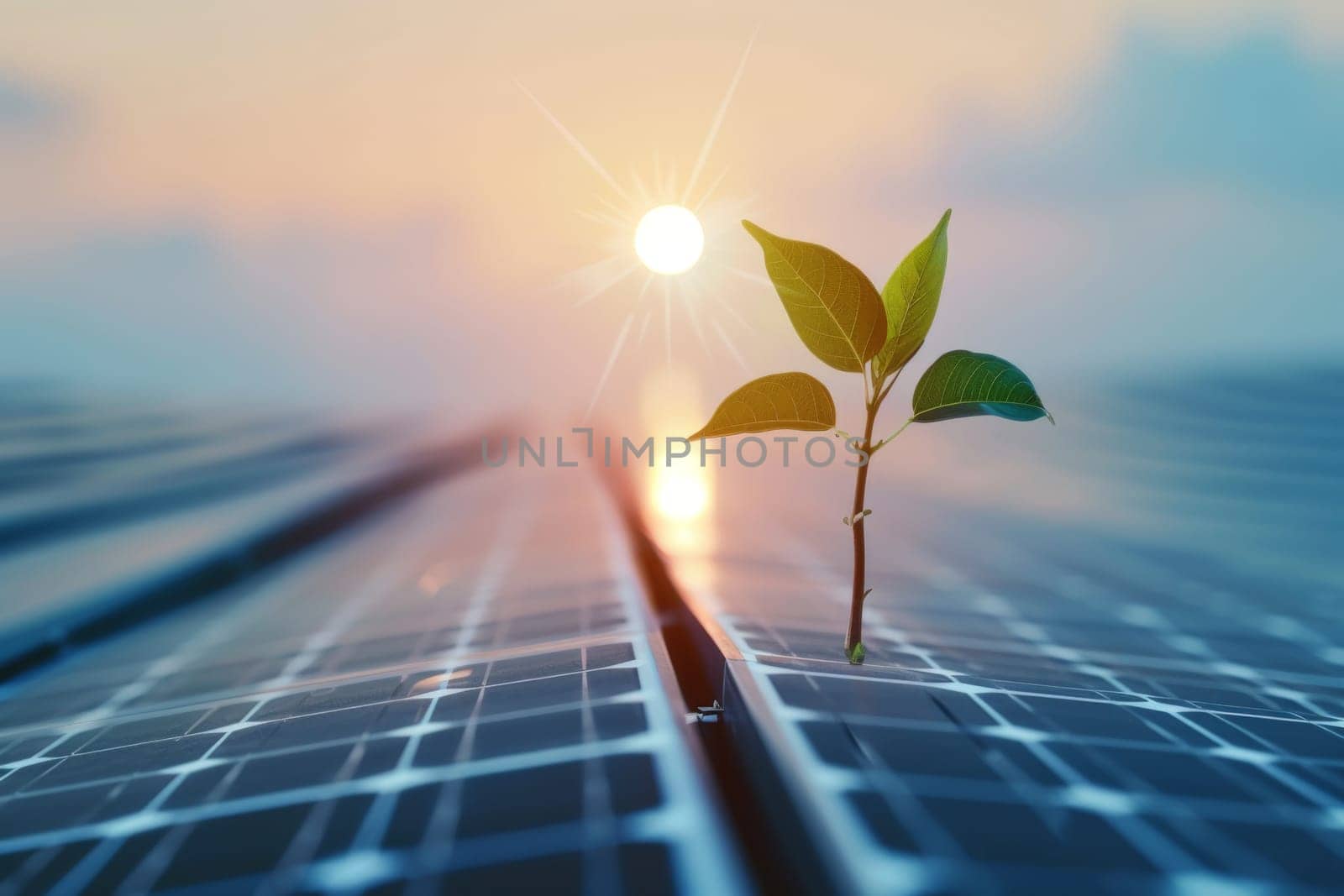 green energy, Renewable and sustainable energy concept, minimal background or banner.