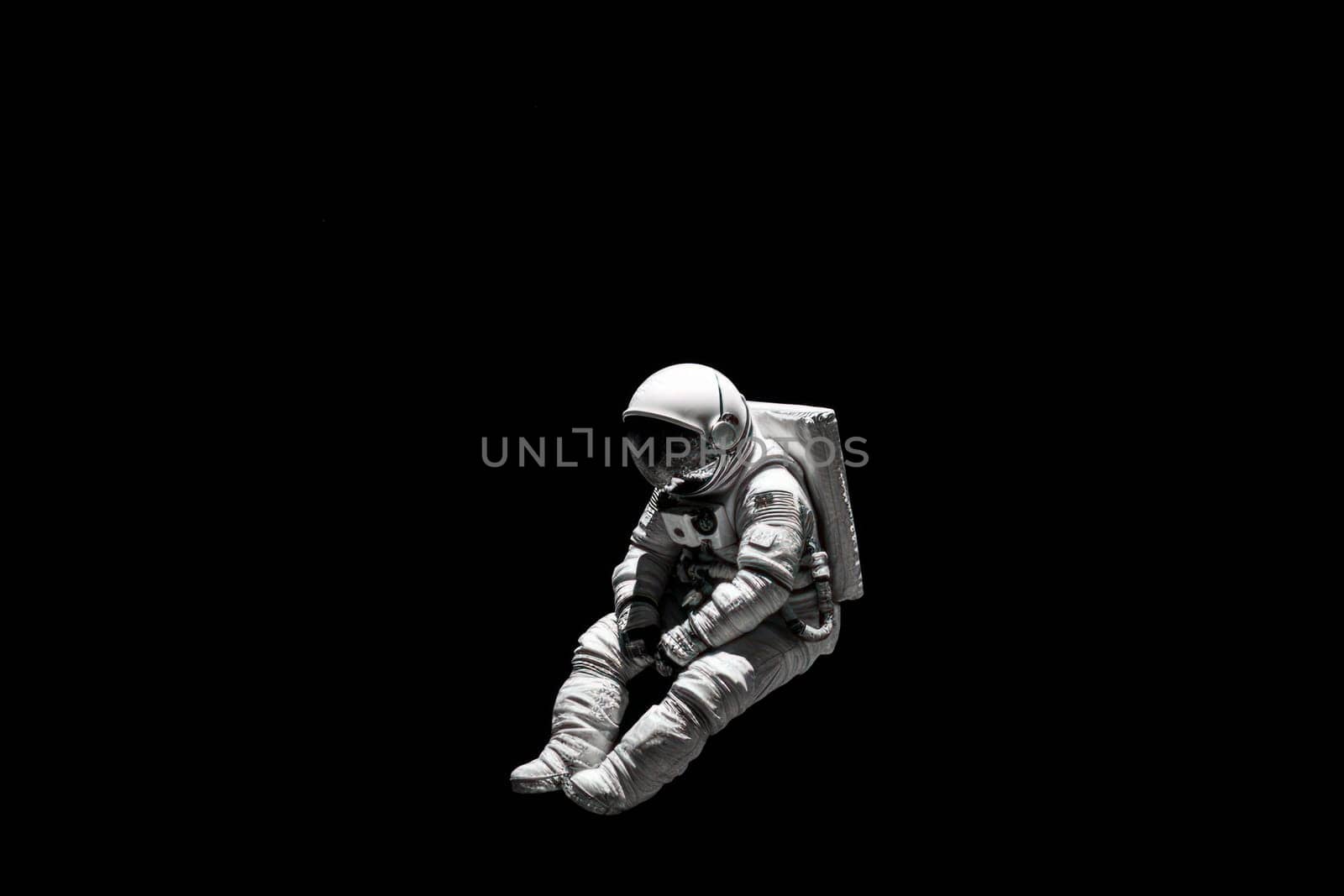 Photo of an astronaut in the black Generative AI by nijieimu