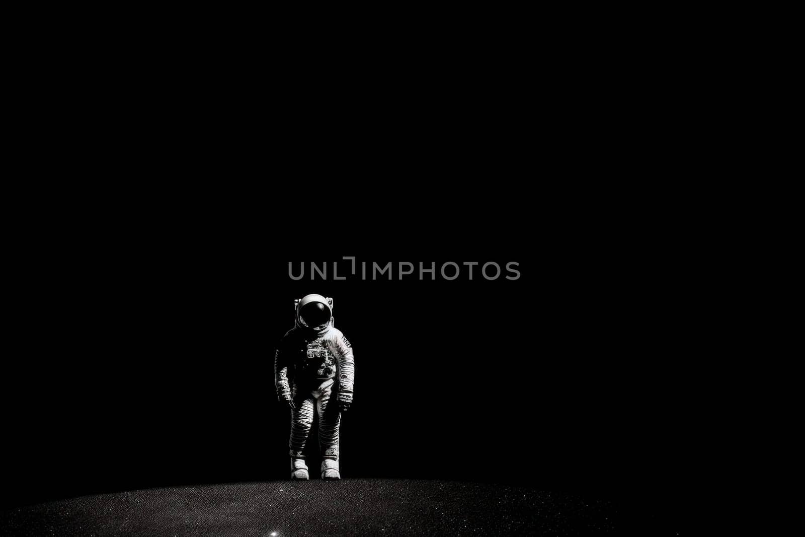 Photo of an astronaut in the black Generative AI by nijieimu