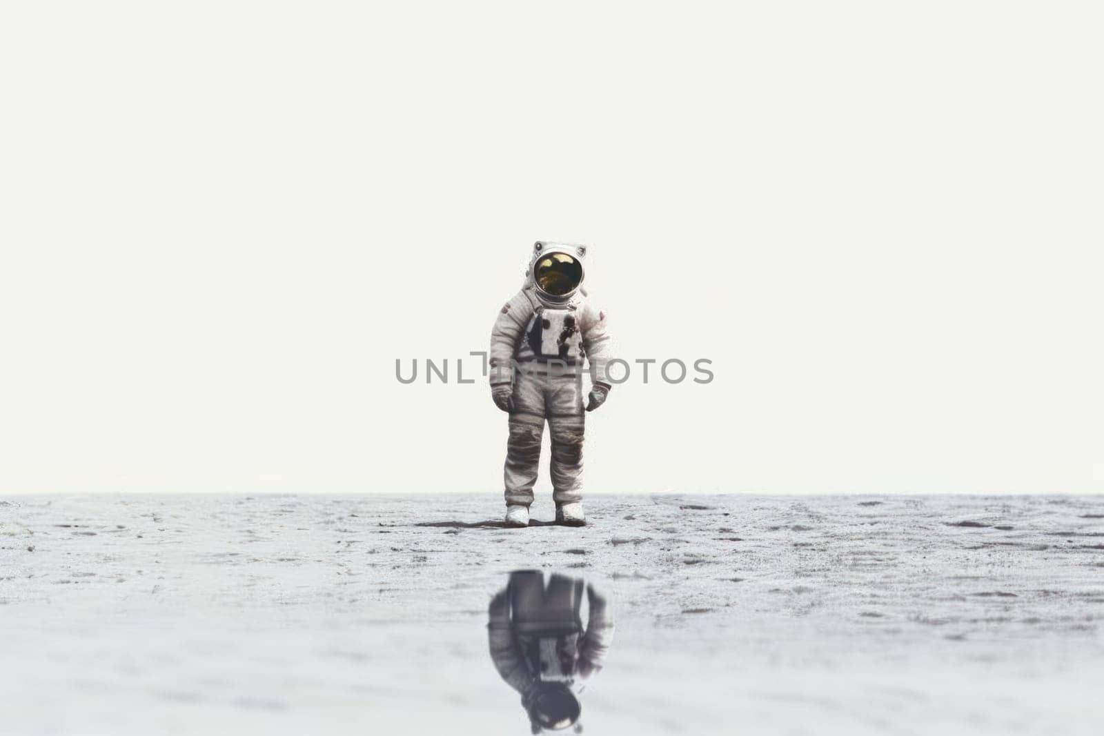 Photo of an astronaut in the black Generative AI.