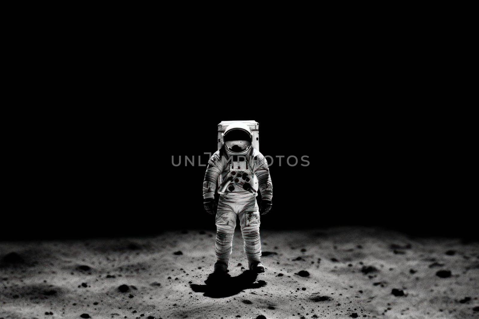 Photo of an astronaut in the black Generative AI by nijieimu
