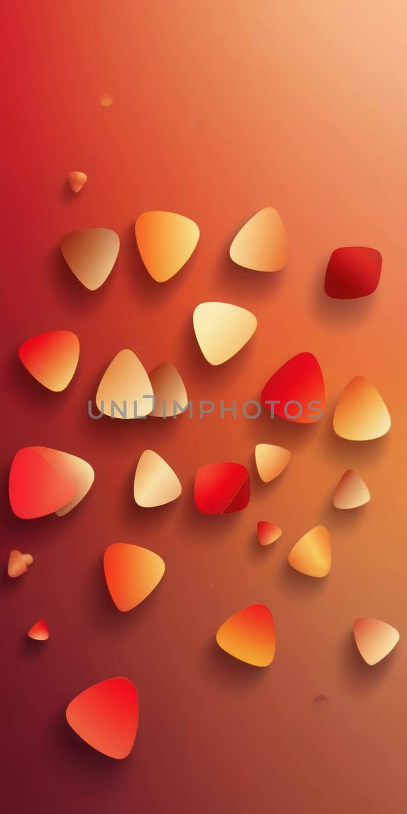 Plectrum Shapes in Red and Brown by nkotlyar