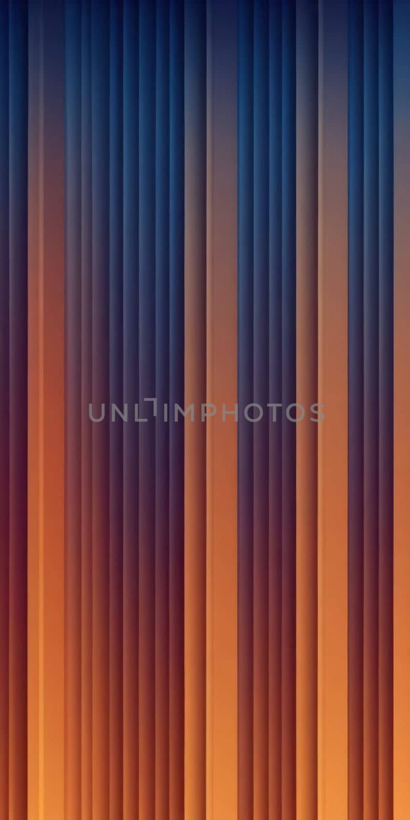A gradient wallpaper with Ribbed shapes using navy and sienna colors. Generative AI.