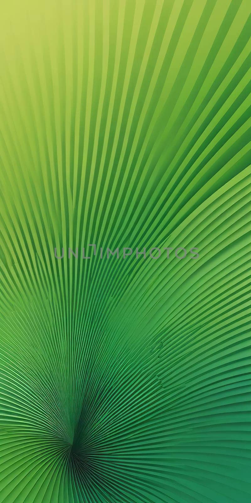 An artwork with Fanned shapes using olive and mediumseagreen gradient colors. Generative AI.