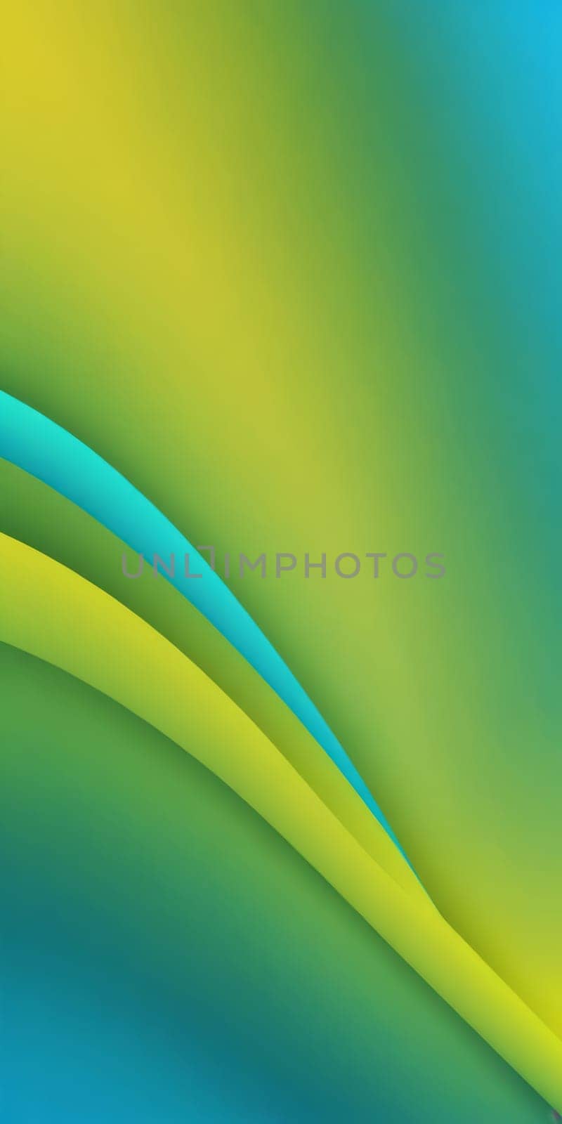 Multilobed Shapes in Aqua Chartreuse by nkotlyar