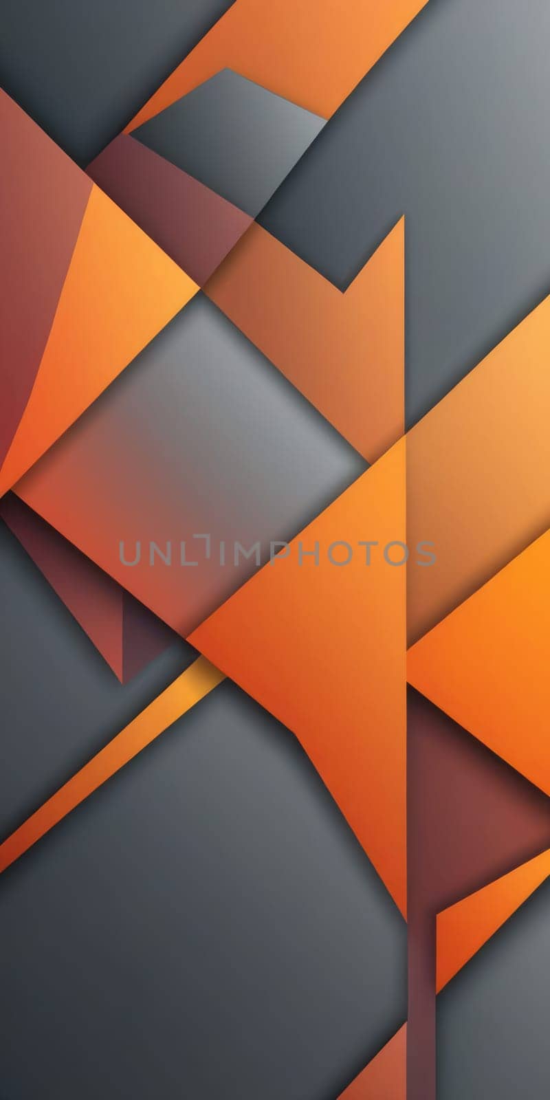 Arrow Shapes in Gray Darkorange by nkotlyar