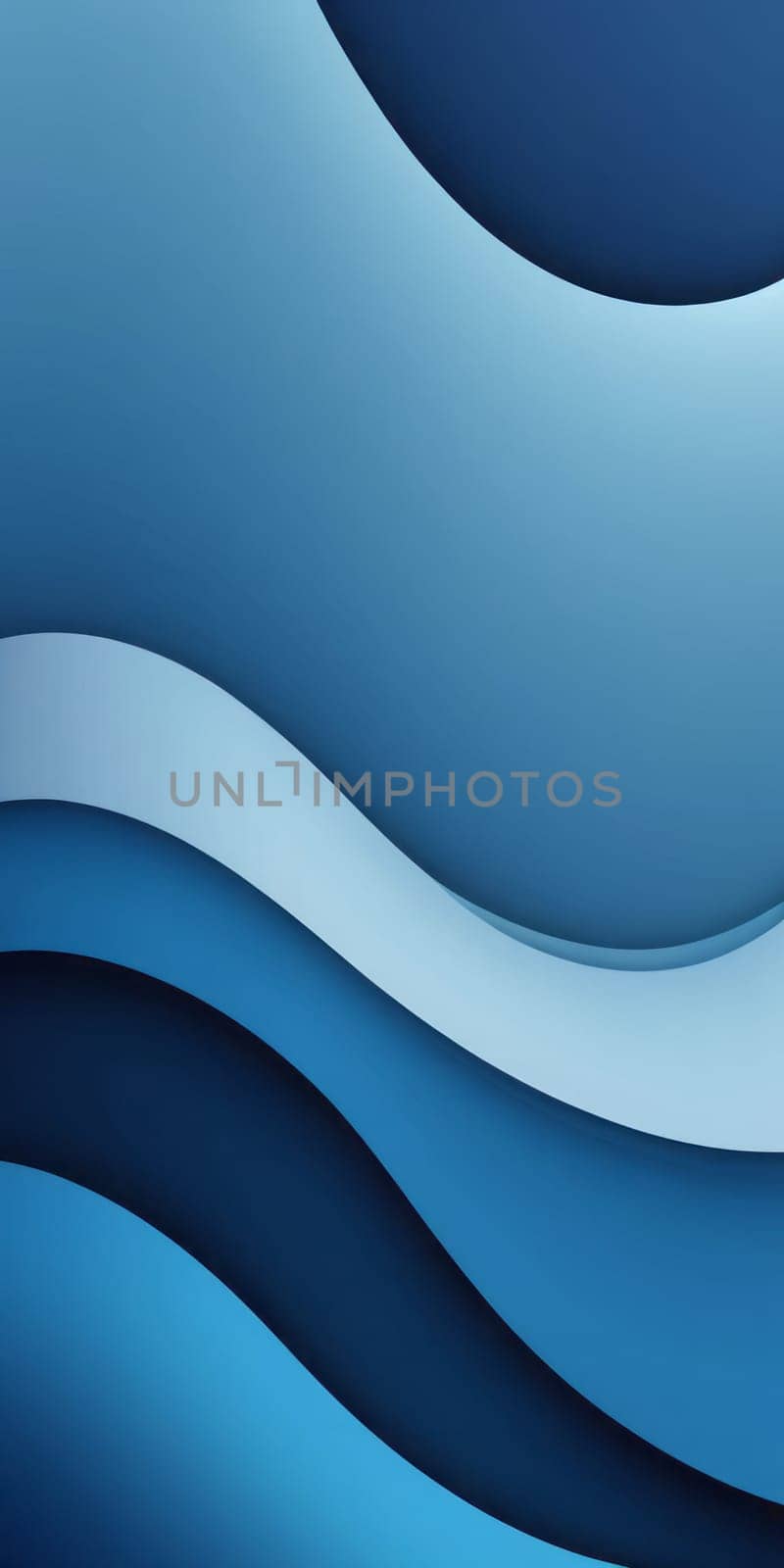 An artwork with Arc shapes using navy and lightsteelblue gradient colors. Generative AI.