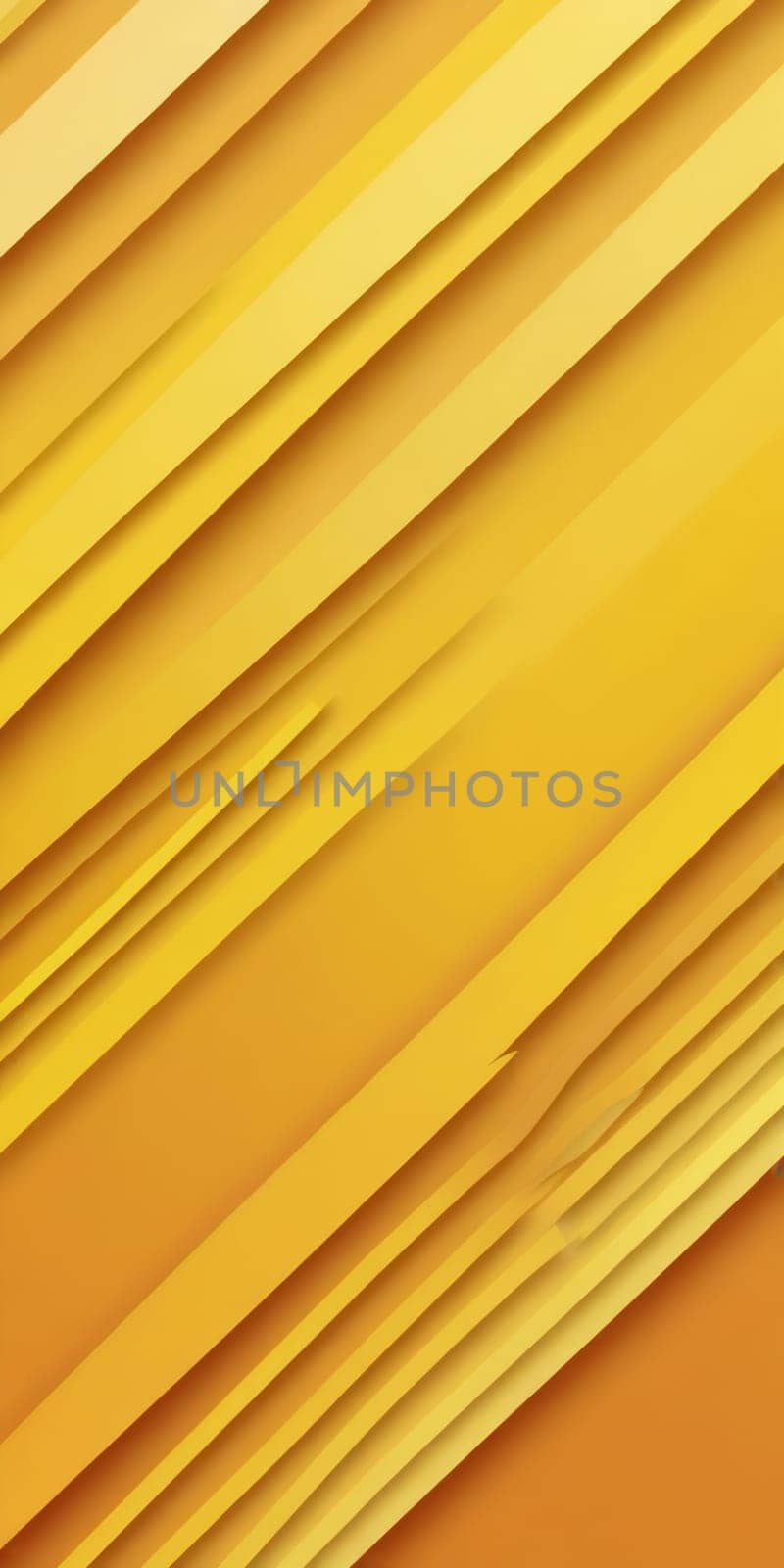 An artwork with Striped shapes using yellow and wheat gradient colors. Generative AI.