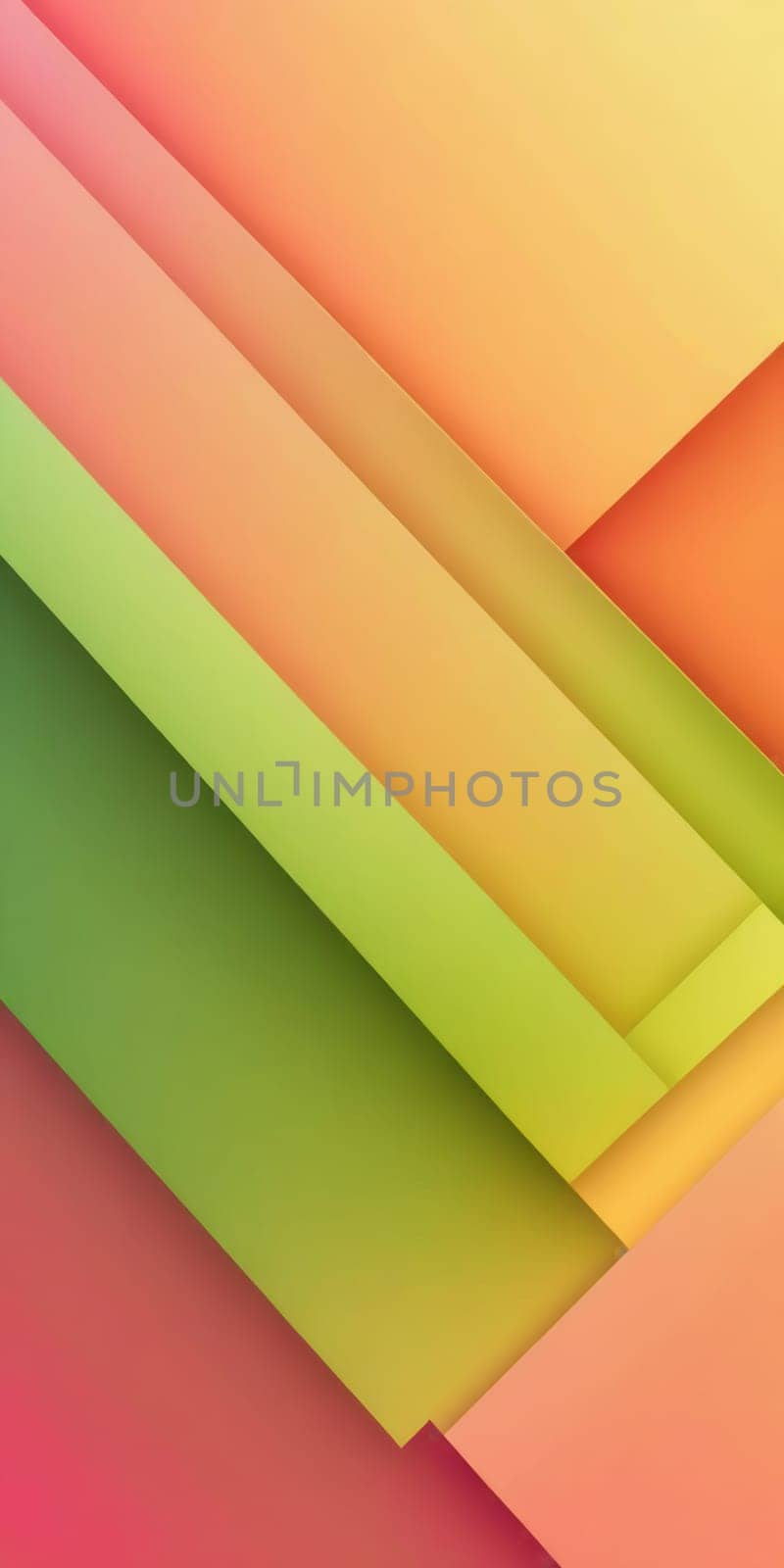 Segmented Shapes in Lime Lightsalmon by nkotlyar