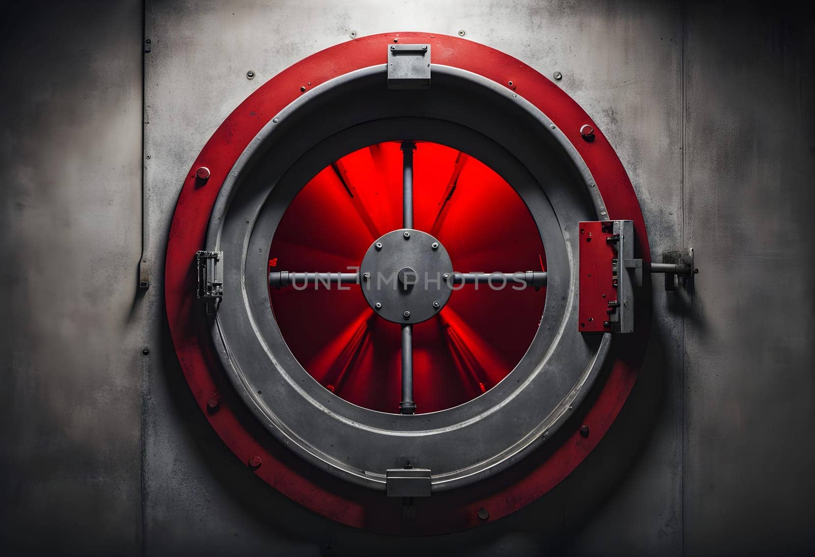 Round machine or bunker door