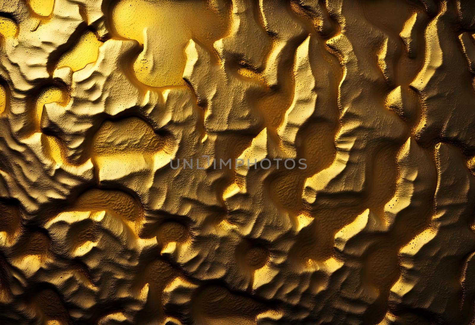 golden metal rough surface