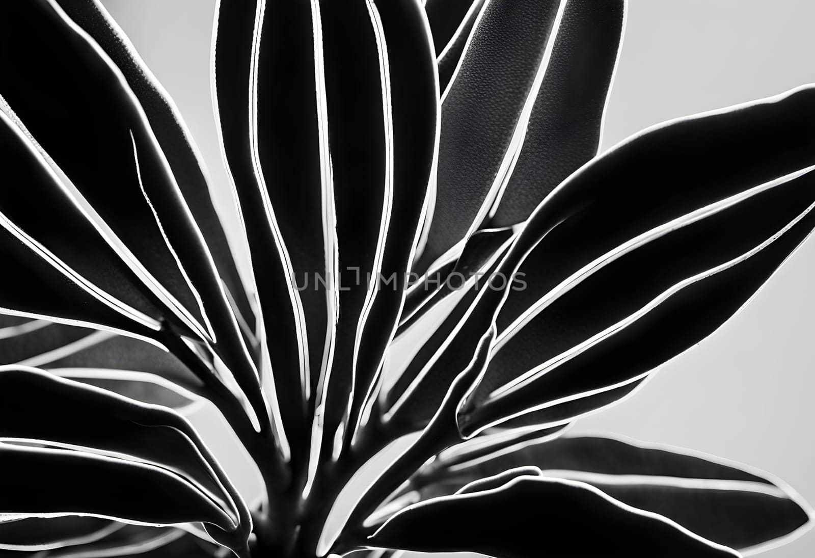 Abstract monochrome black photo. ai generated