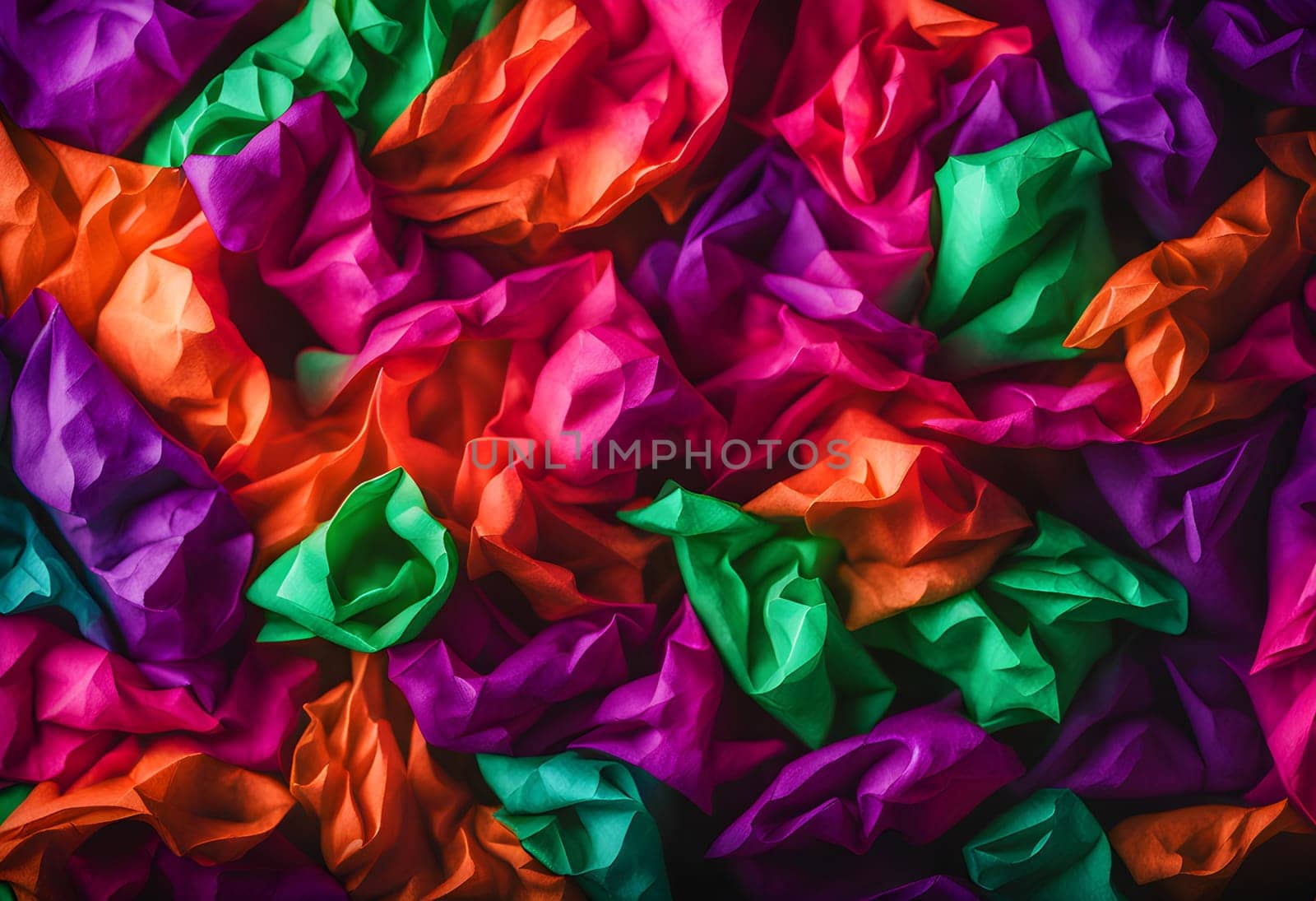 Crumpled paper napkin. by designbyhassan