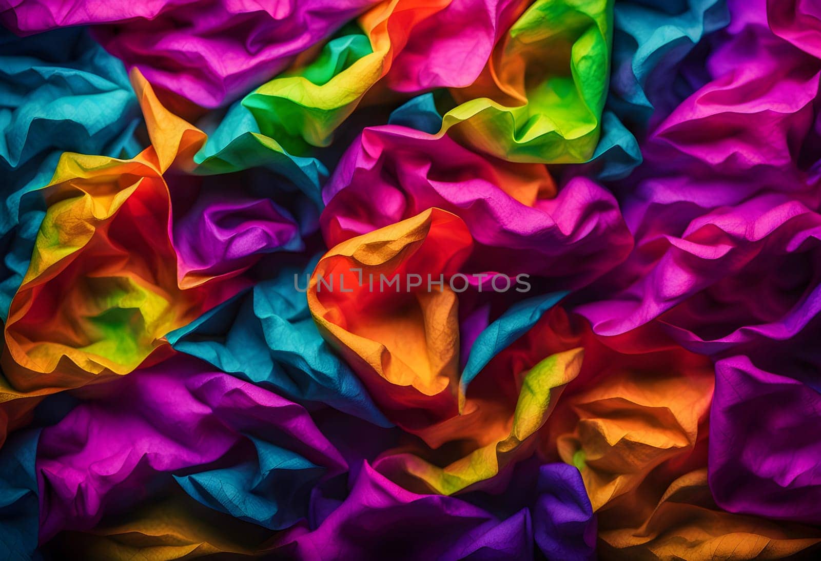 Crumpled paper napkin. by designbyhassan