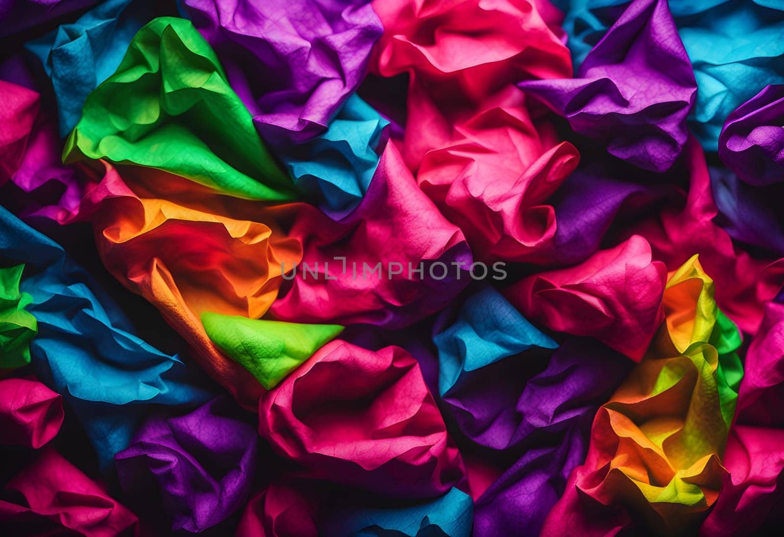 Crumpled paper napkin. by designbyhassan