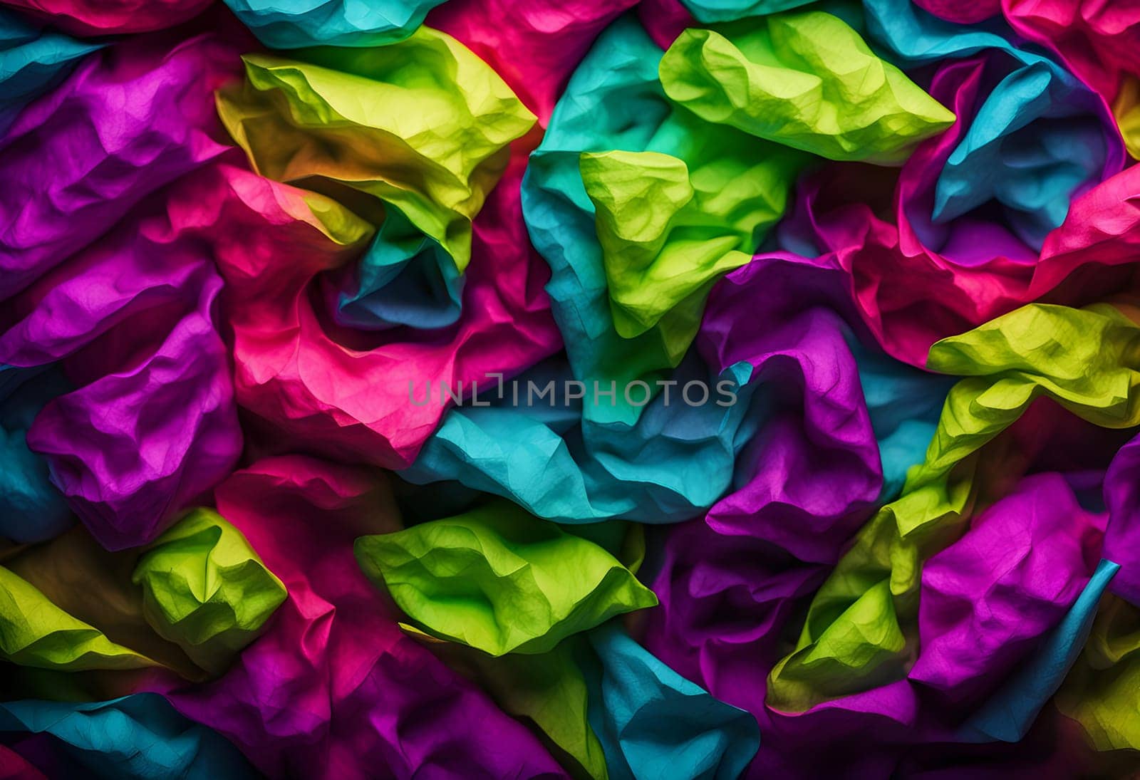 Crumpled paper napkin. by designbyhassan