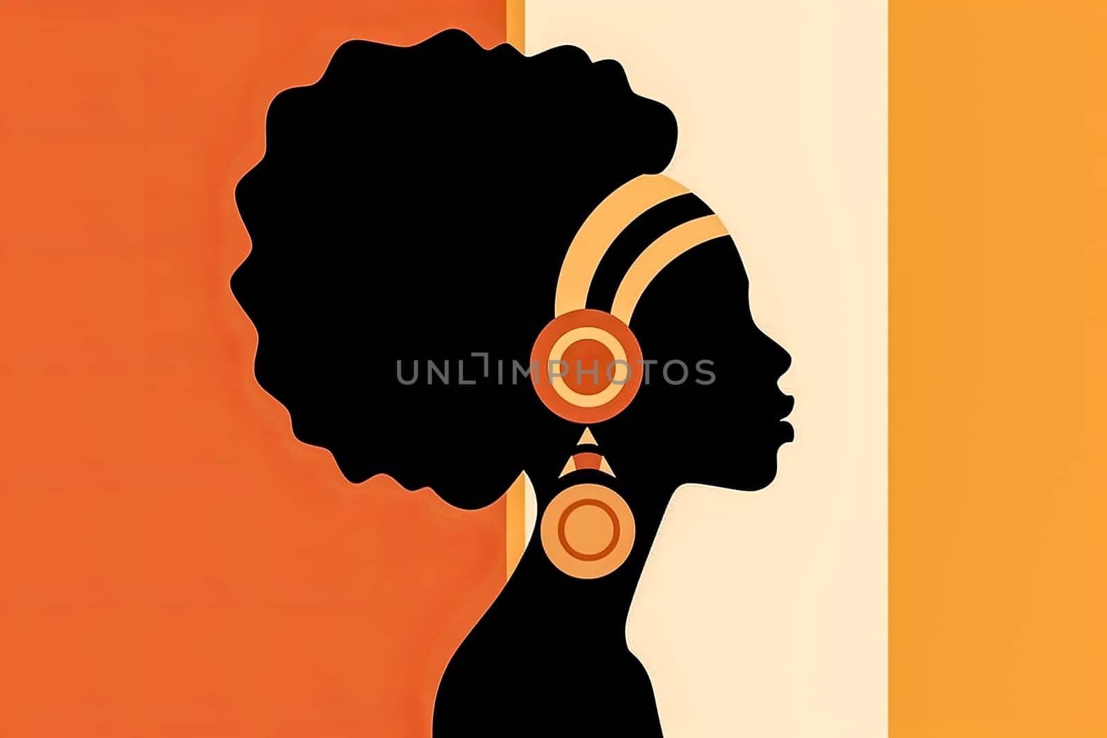 Celebrate National Black History Month with a vibrant template capturing the essence of Negro African heritage and culture. Perfect for holiday concepts.