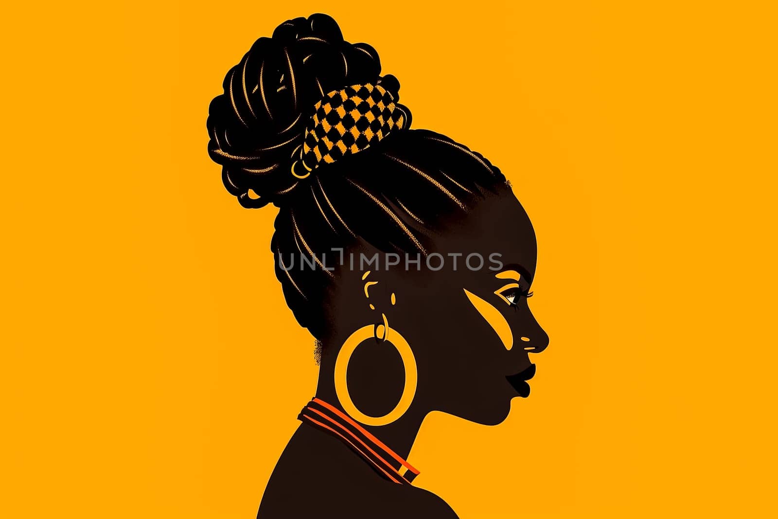 Celebrate National Black History Month with a vibrant template capturing the essence of Negro African heritage and culture. Perfect for holiday concepts.