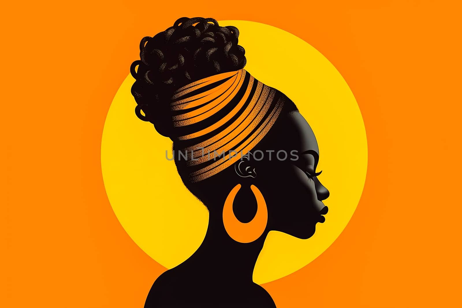 Celebrate National Black History Month with a vibrant template capturing the essence of Negro African heritage and culture. Perfect for holiday concepts.