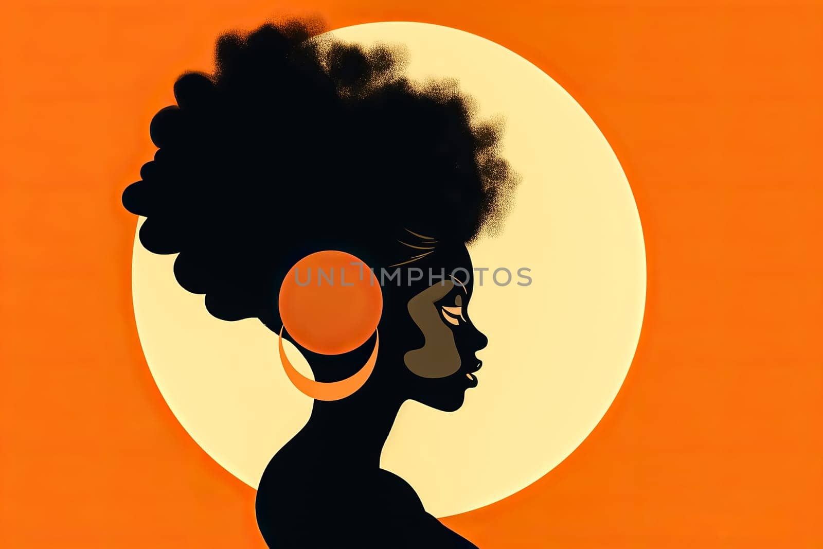 Celebrate National Black History Month with a vibrant template capturing the essence of Negro African heritage and culture. Perfect for holiday concepts.