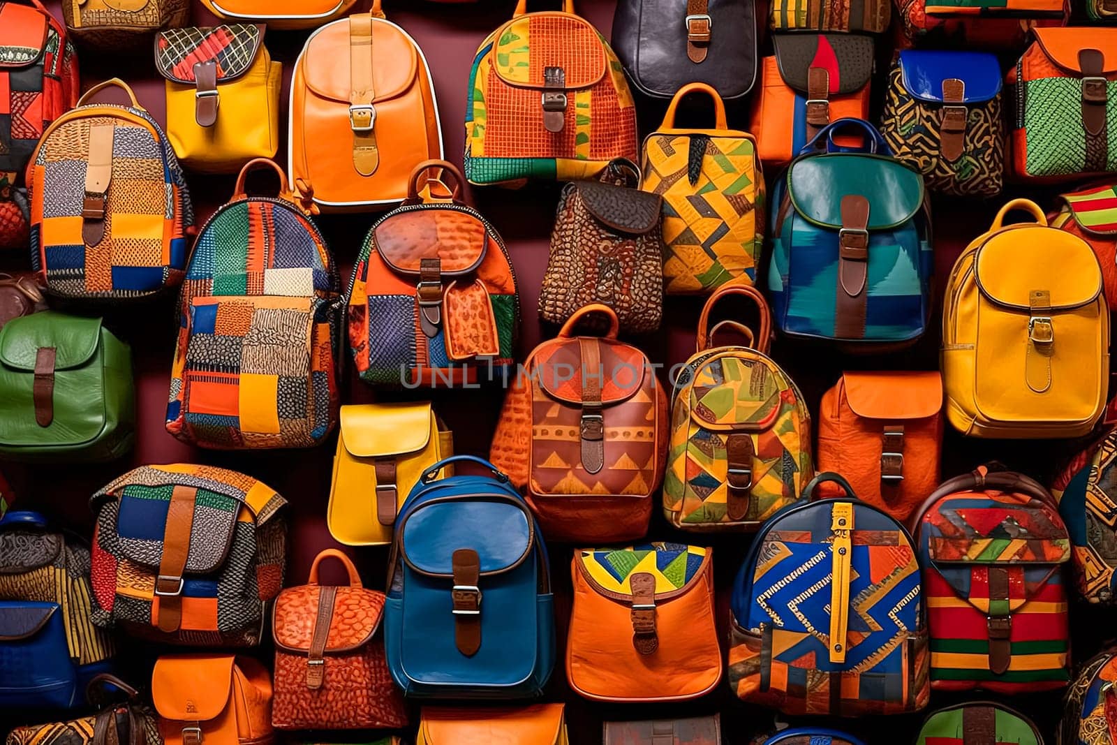 Stylish womens bags seamlessly integrate African motifs and patterns by Alla_Morozova93