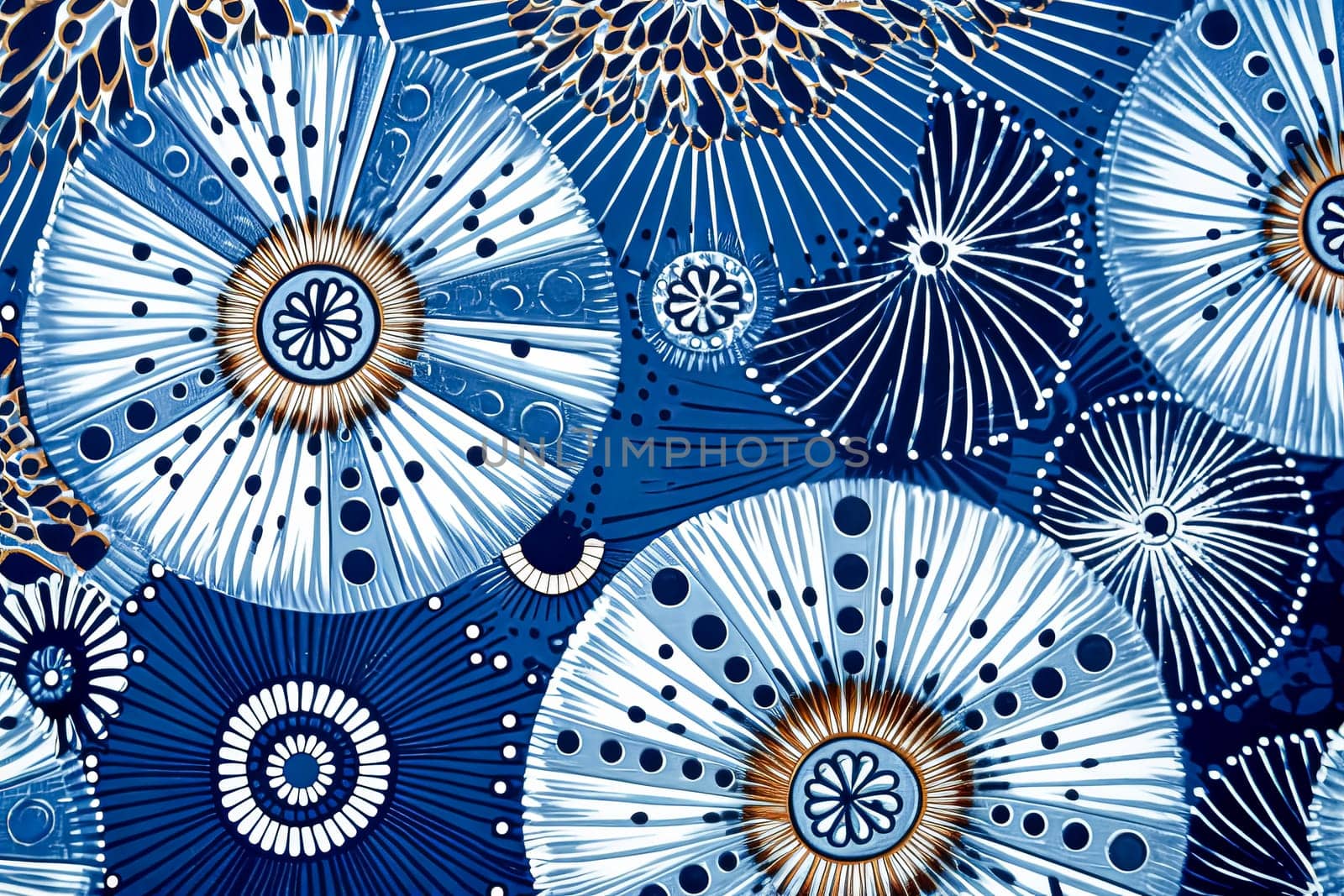 Textile fashion African print fabric super wax. by Alla_Morozova93