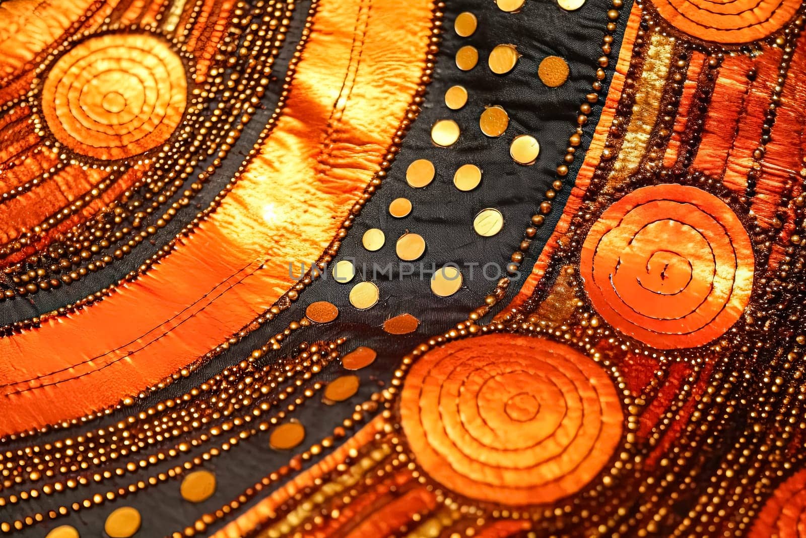 African inspired seamless pattern fabric featuring vibrant colors by Alla_Morozova93
