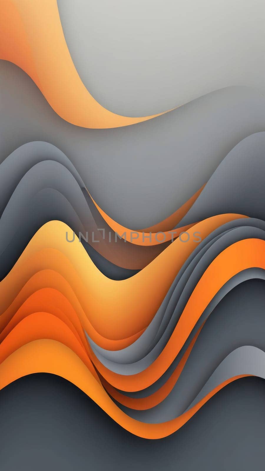 Screen background from Waveform shapes and orange by nkotlyar