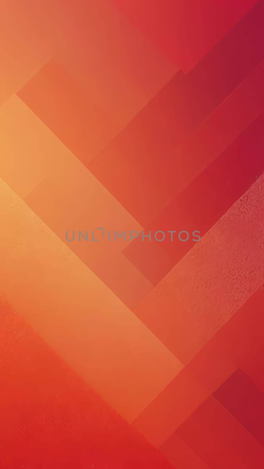 A gradient wallpaper with Rectilinear shapes using red and oldlace gradient colors. Generative AI.