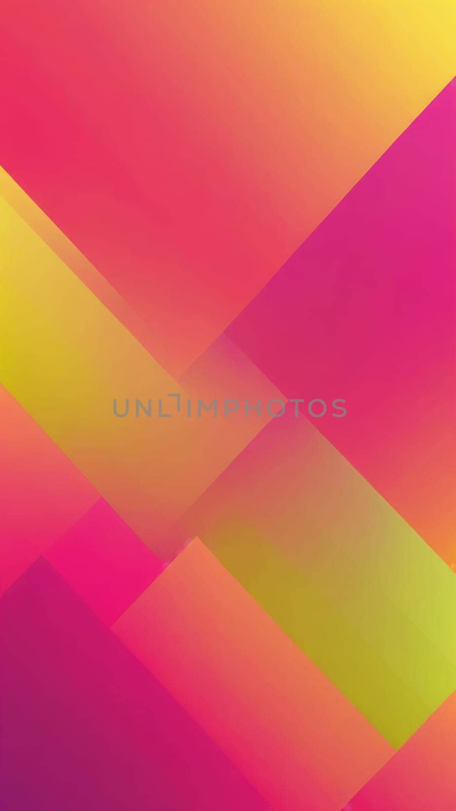 A gradient wallpaper with Cross shapes using fuchsia and lime gradient colors. Generative AI.