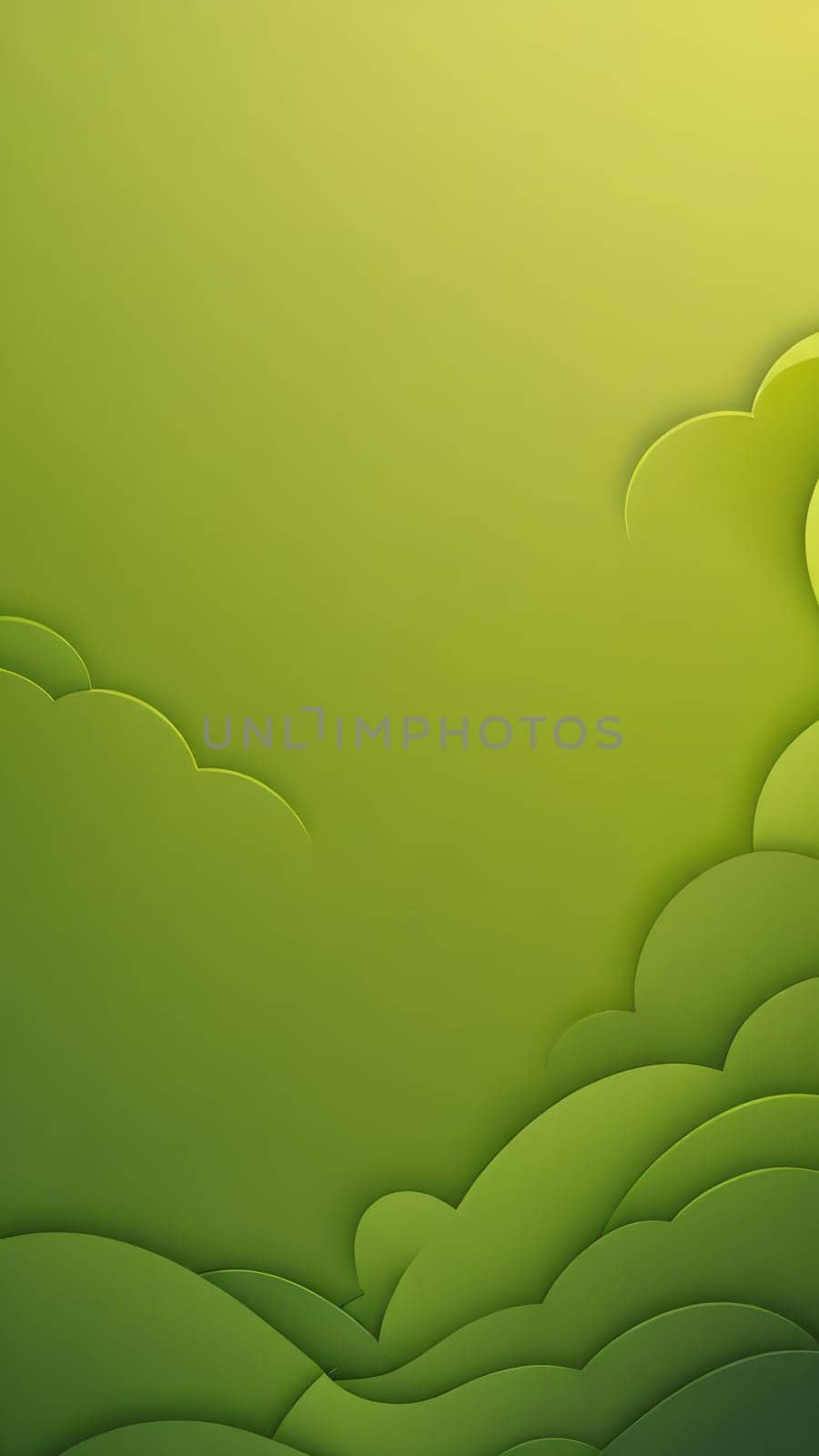 Screen background from Scalloped shapes and olive by nkotlyar