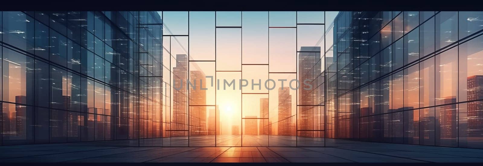 abstract business interior double exposure modern office background comeliness