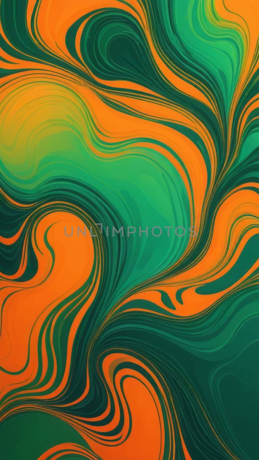 Background from Marbled shapes and green by nkotlyar