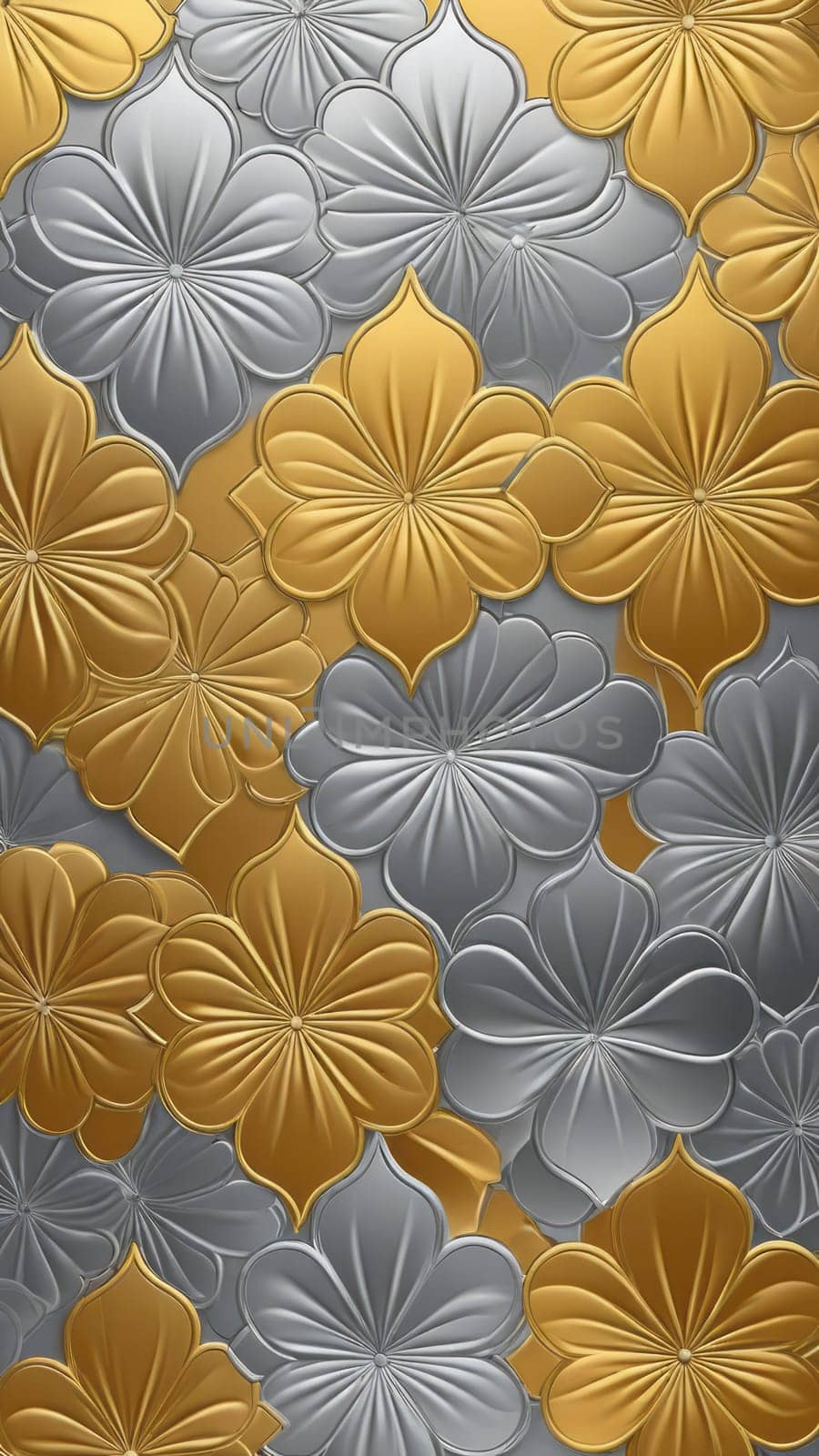 Background from Quatrefoil shapes and silver by nkotlyar