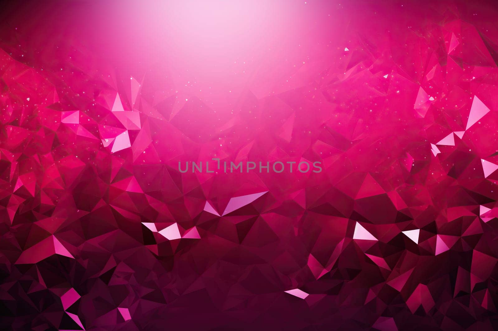 Horizontal abstract burgundy background with flying elements.