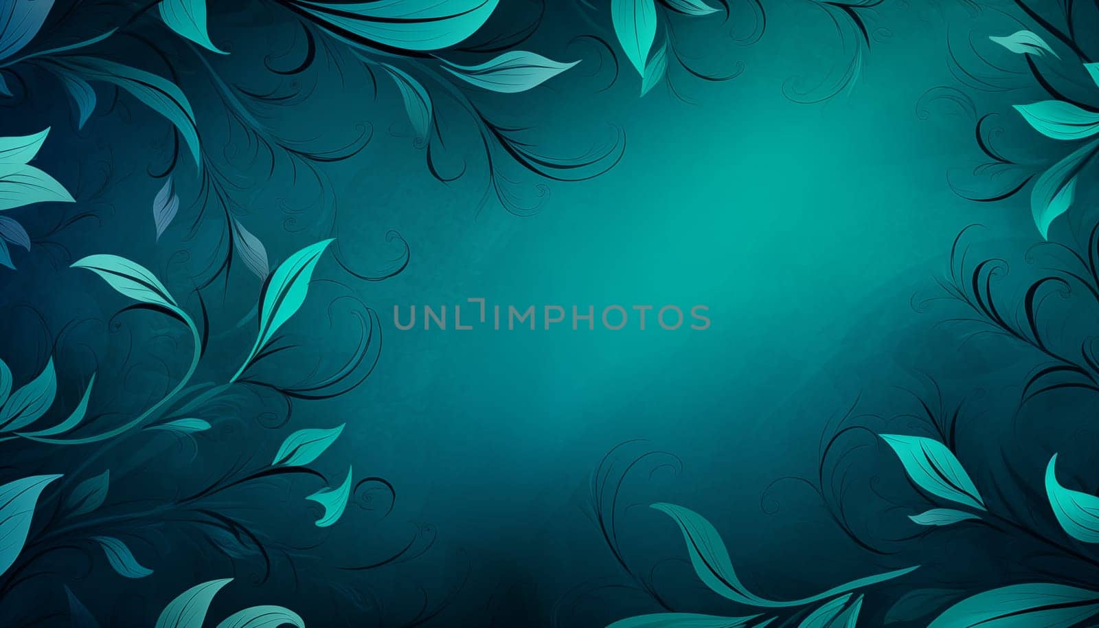 Teal background by Nadtochiy