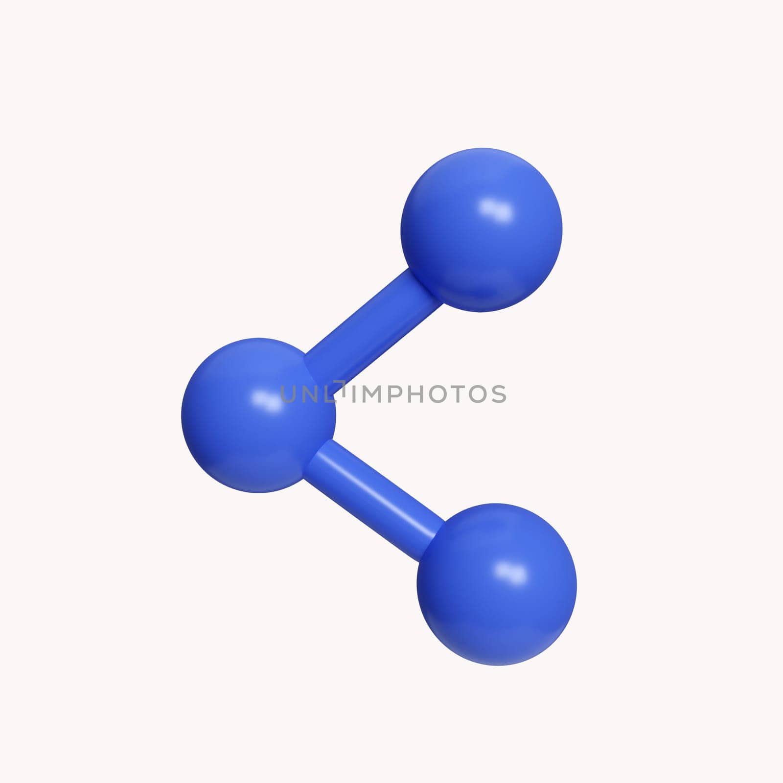 3d Share sign icon. icon isolated on white background. 3d rendering illustration. Clipping path..