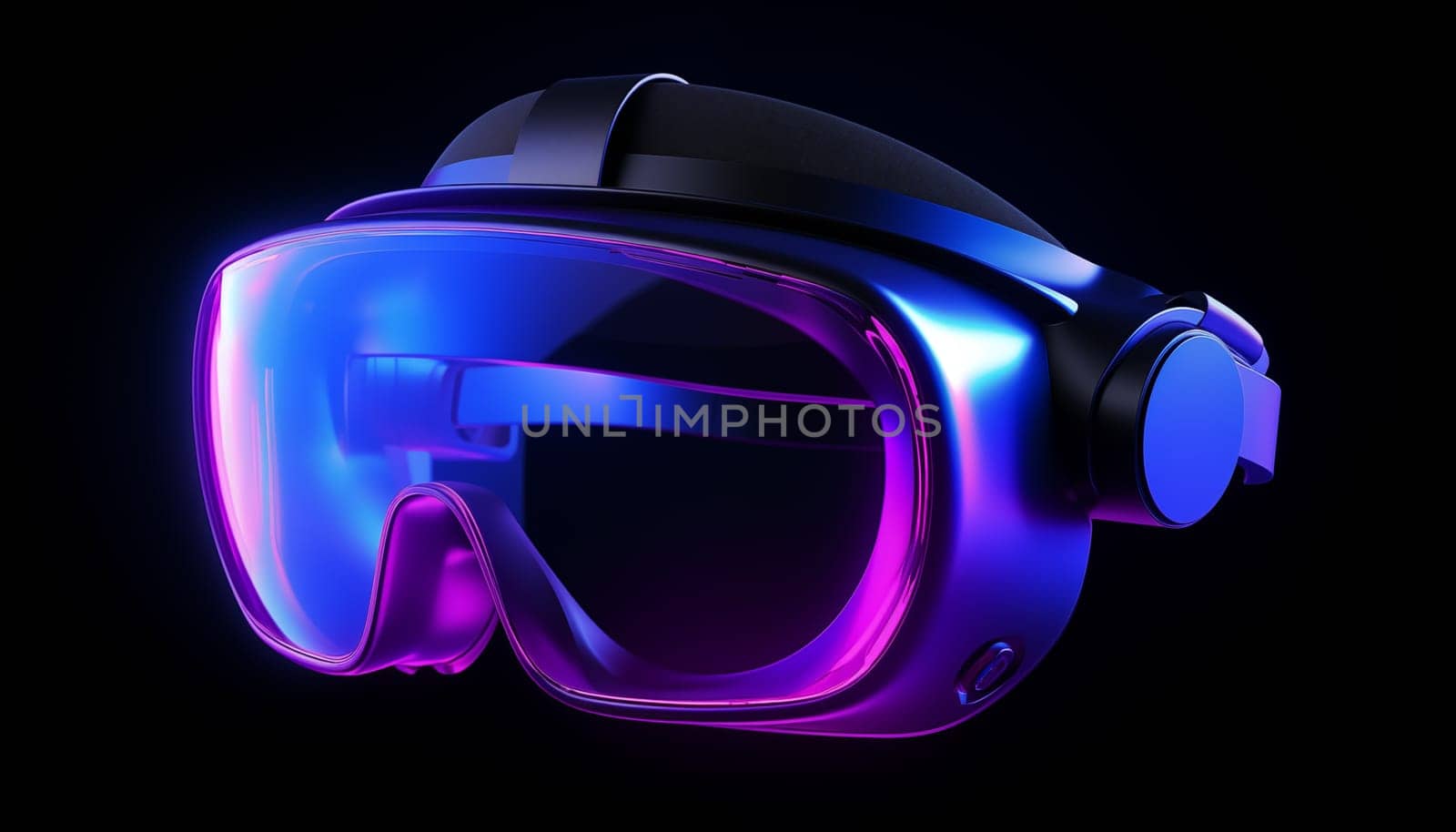 Close-up of VR glasses. by Nadtochiy