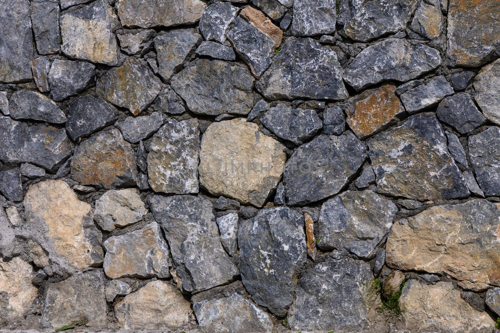 real stone wall as background